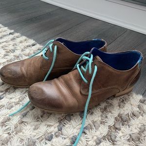 Fluevog Radio Derby CBC brown oxfords size 9.5